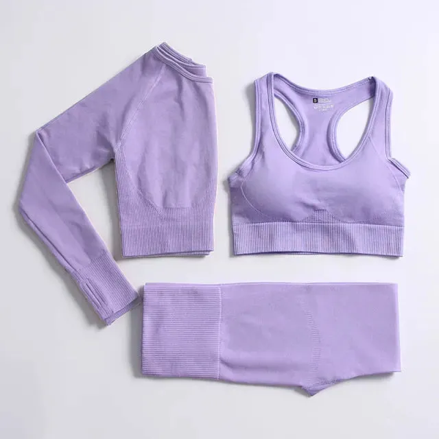 2/3/4PCS Women's Seamless Sports Set