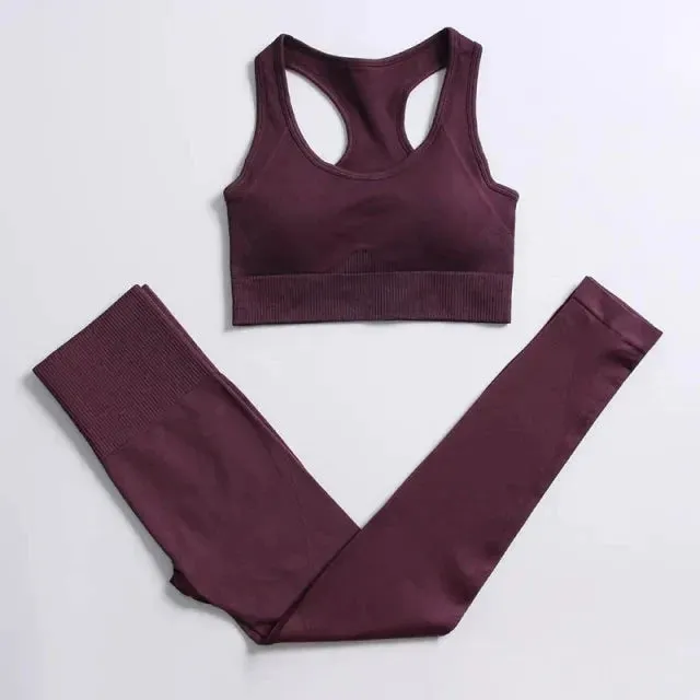 2/3/4PCS Women's Seamless Sports Set