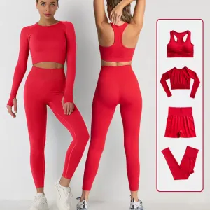 2/3/4PCS Women's Seamless Sports Set