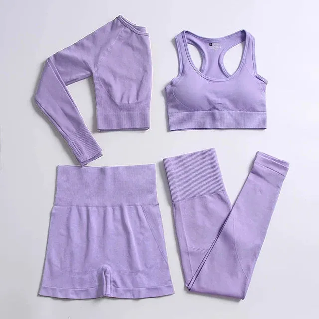 2/3/4PCS Women's Seamless Sports Set