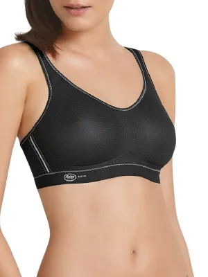 Air Control Moulded Sports Bra - Black