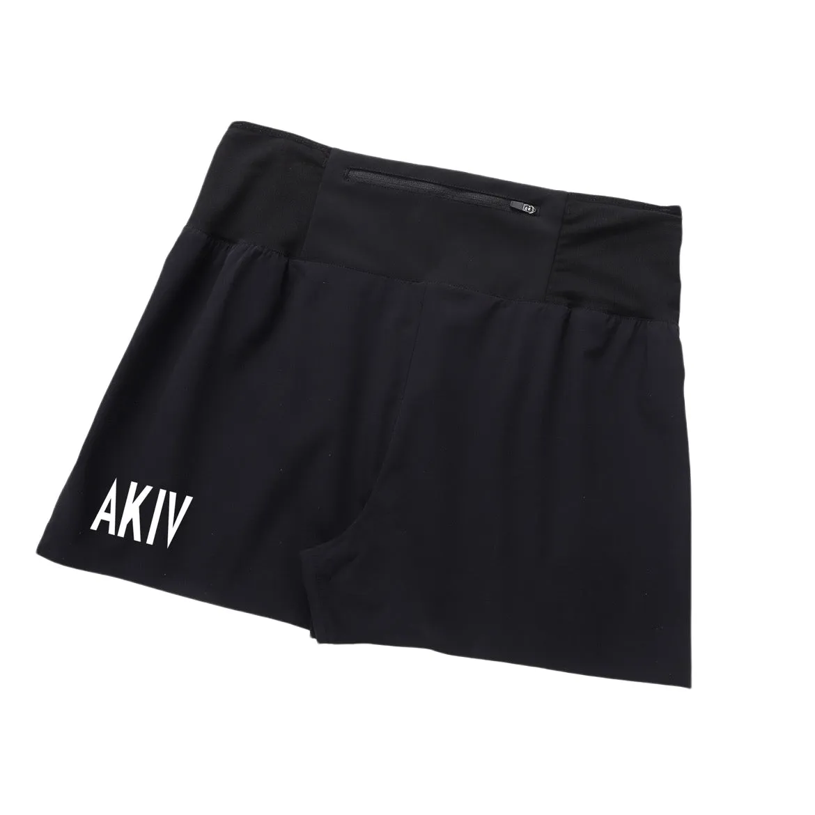 AKIV 2-in-1 Multi-Pocket Shorts Unisex | Inner Tight | Black