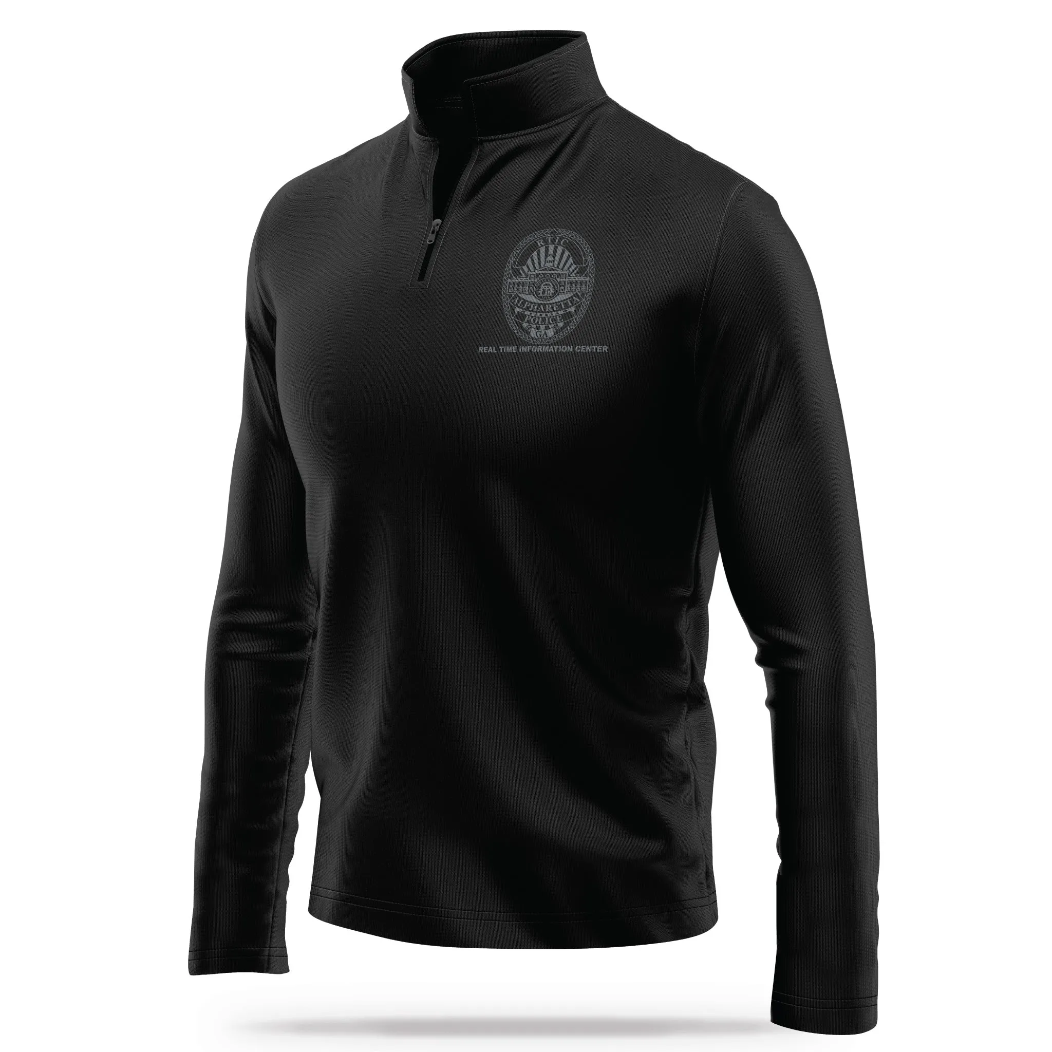 [ALPHARETTA PD] ARTIC Quarter Zip [BLK/GRY]