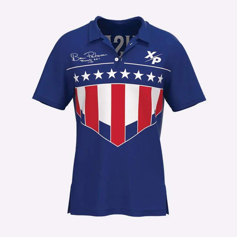 Ben Peterson Olympic Gold Medal 72' Fully Sublimated Polo