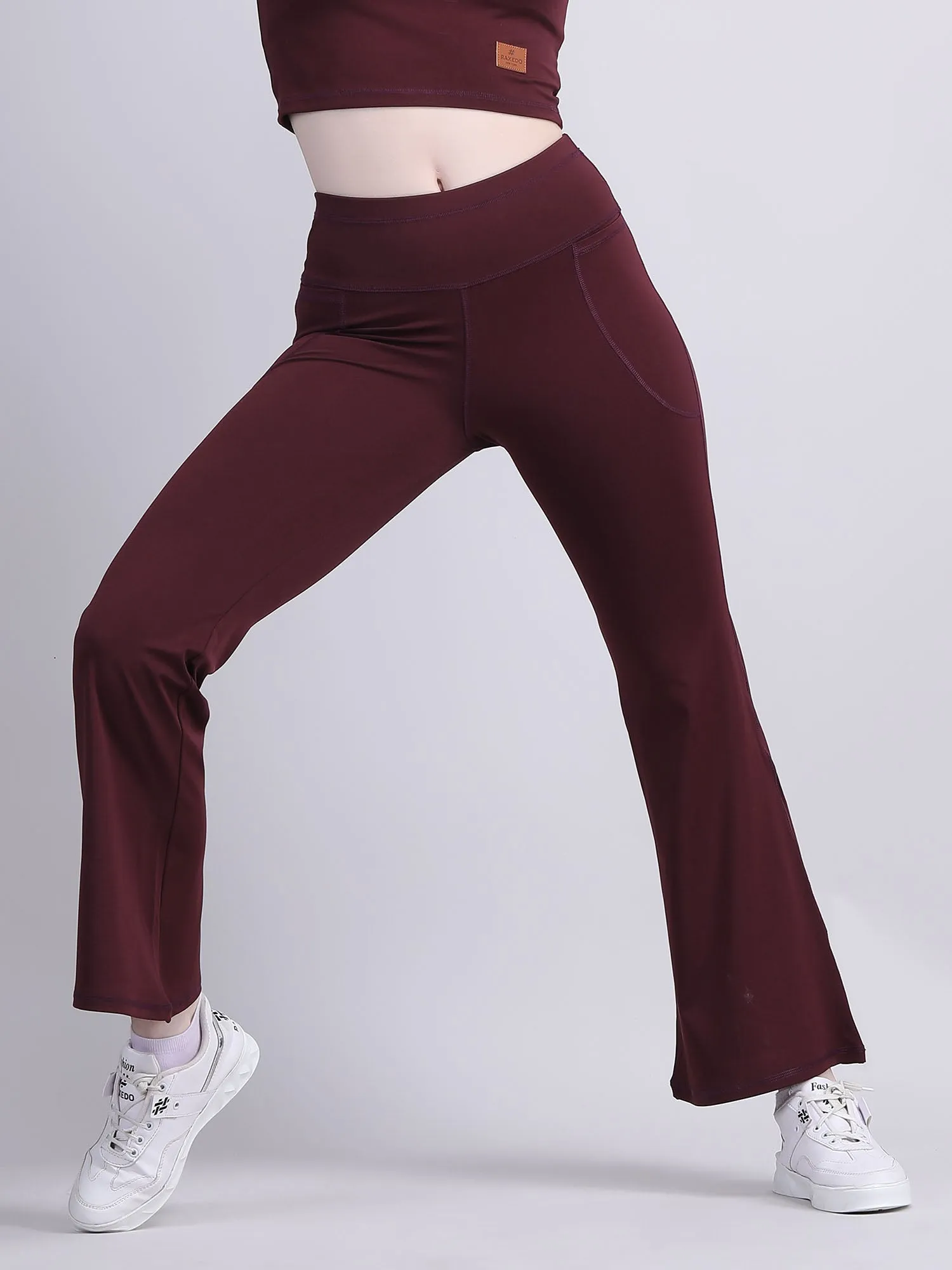 Bootcut yoga pants women's