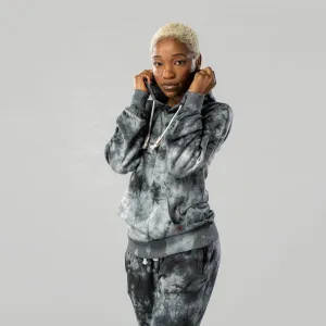 CloudBlend Hoodie - Black Marble