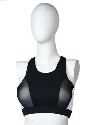 Curve Net - Sports Bra - 099 - Black / White