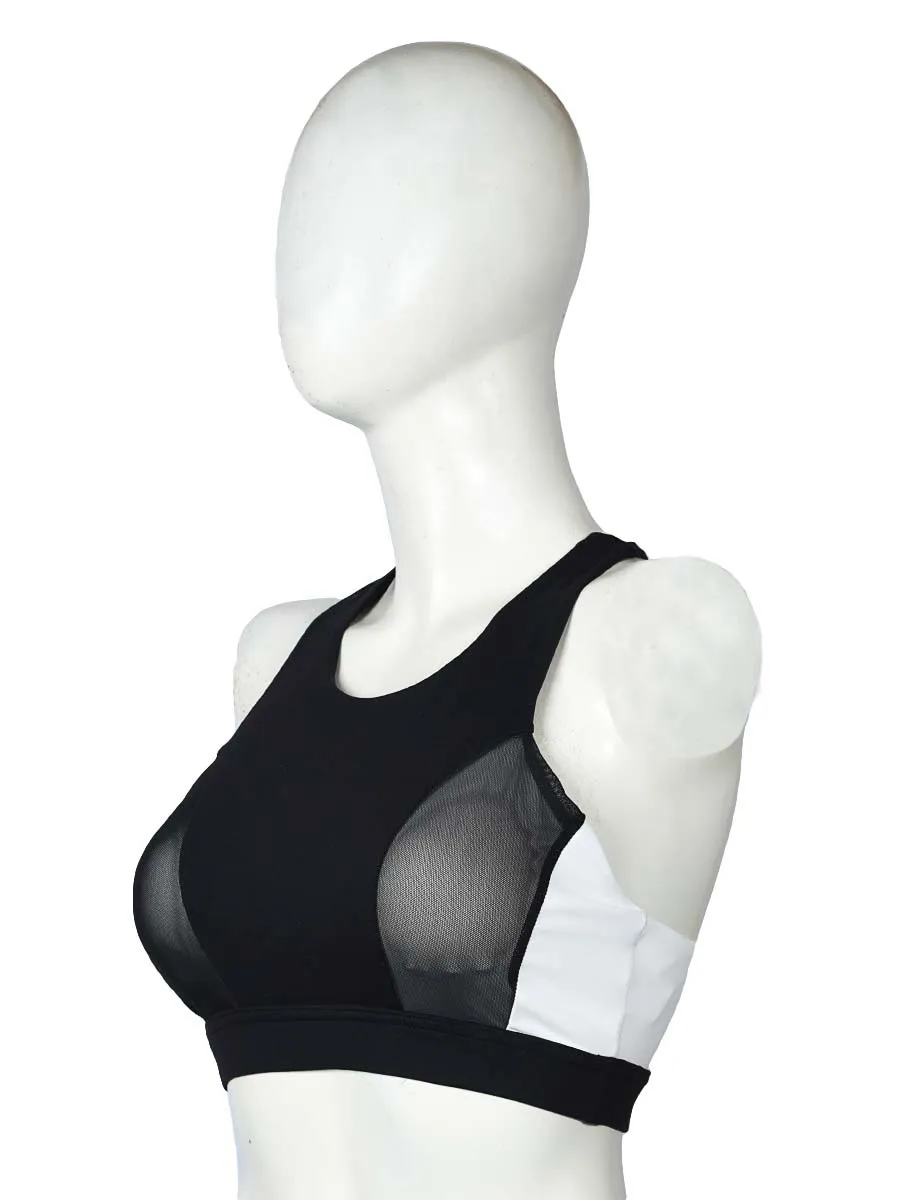 Curve Net - Sports Bra - 099 - Black / White