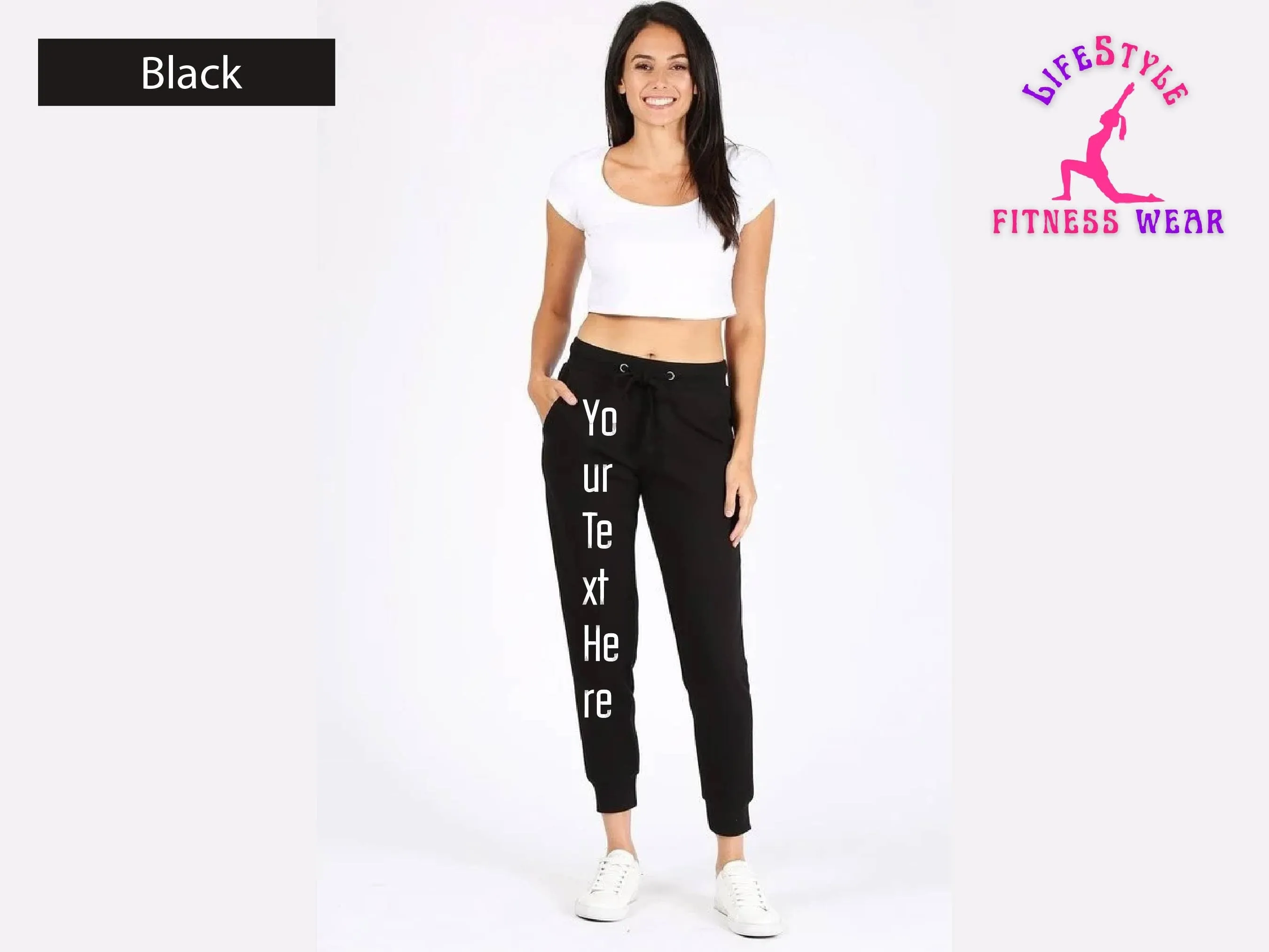 Custom JOGGERS, Personalized Customized Printed Unisex Sport Gift Joggers