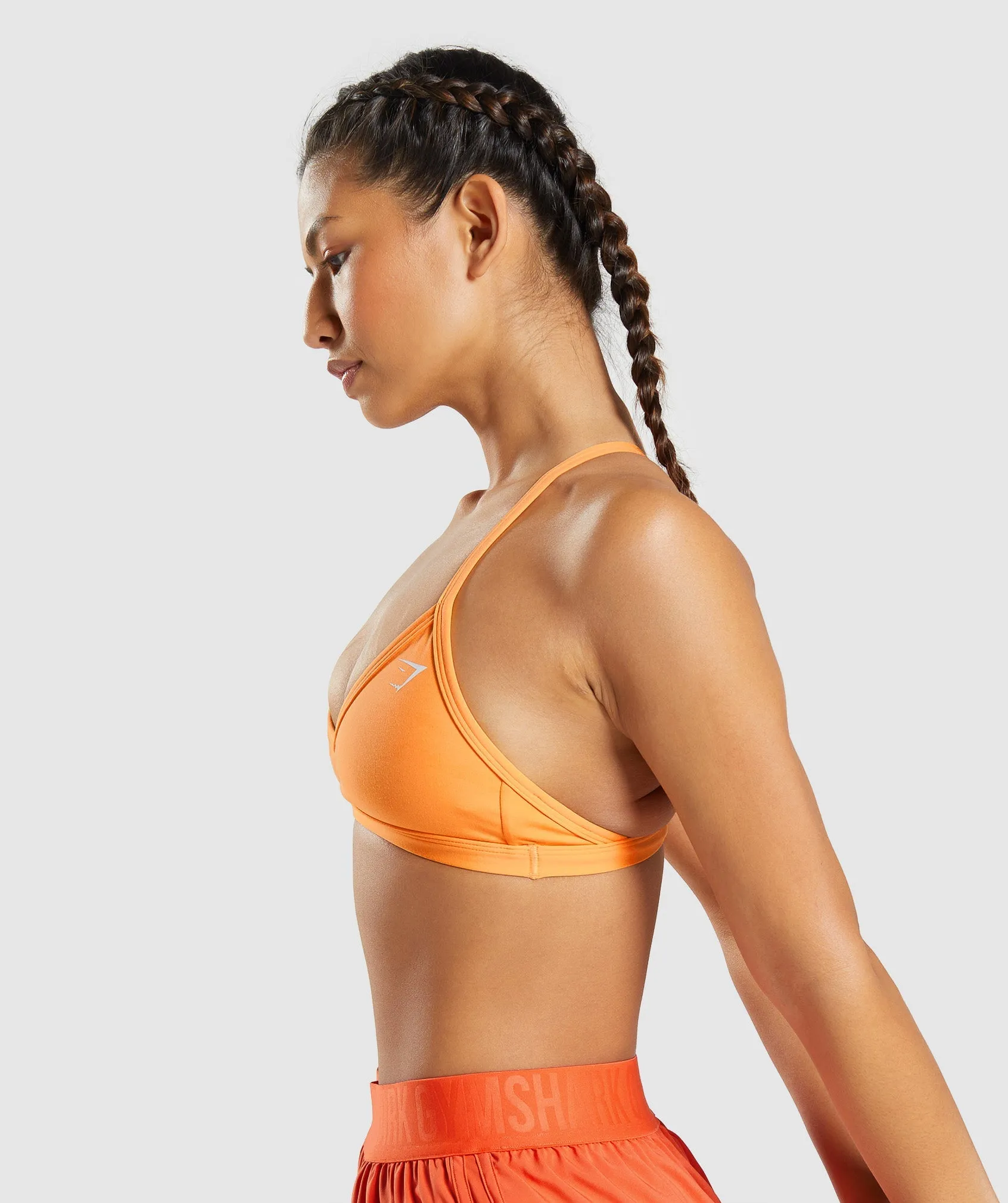 Gymshark Minimal Sports Bra - Apricot Orange