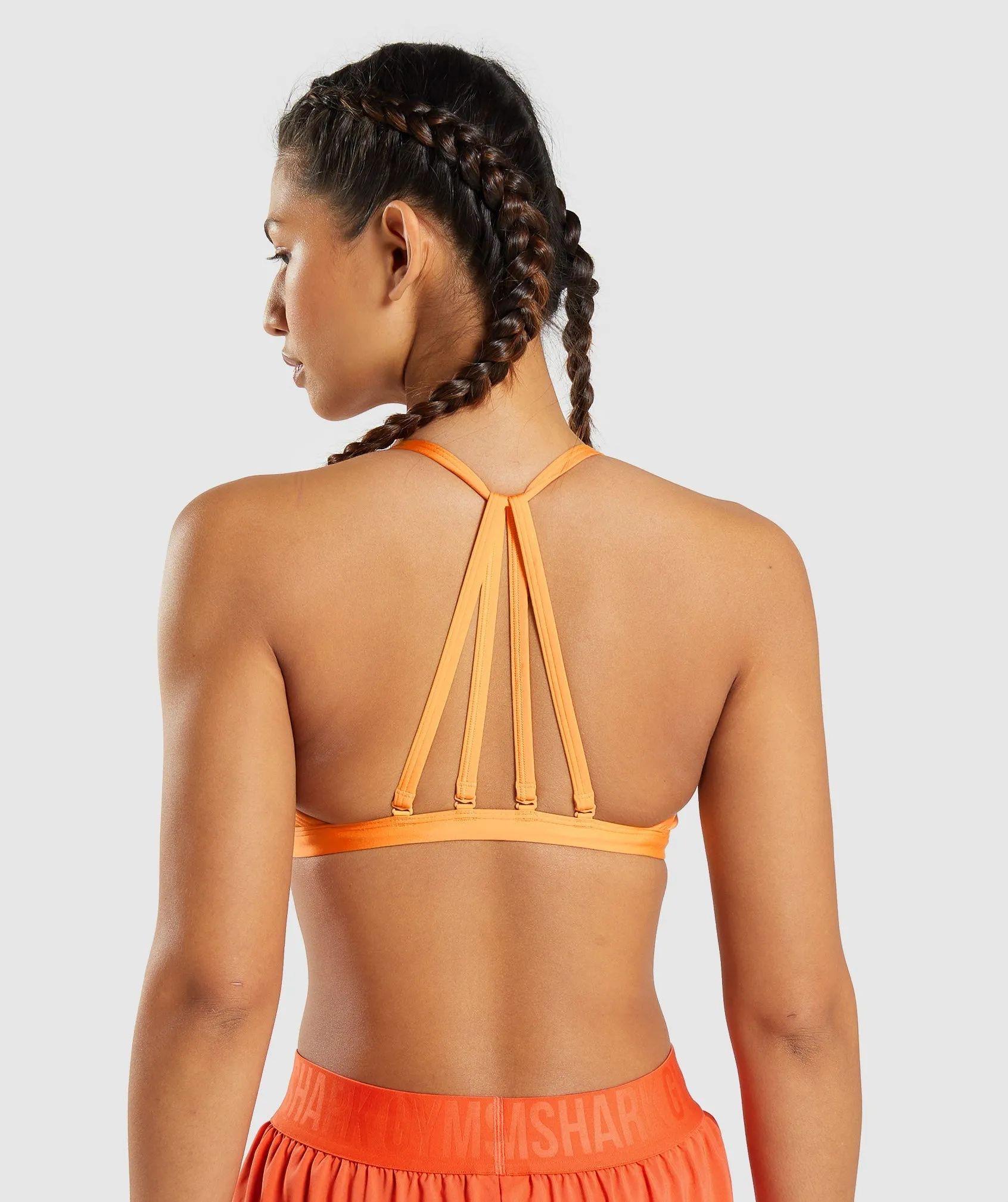 Gymshark Minimal Sports Bra - Apricot Orange