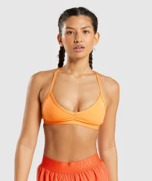 Gymshark Minimal Sports Bra - Apricot Orange