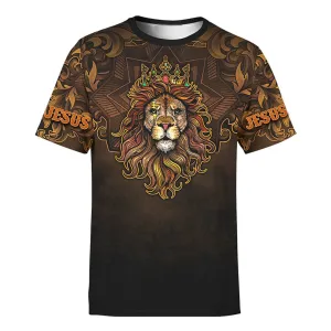 Jesus Lion Jesus Is My Savior 3d Shirt - Christian 3D Shirt