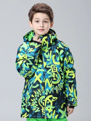 Kid's Light Bulb Waterproof Windproof Snowboard Ski Jackets