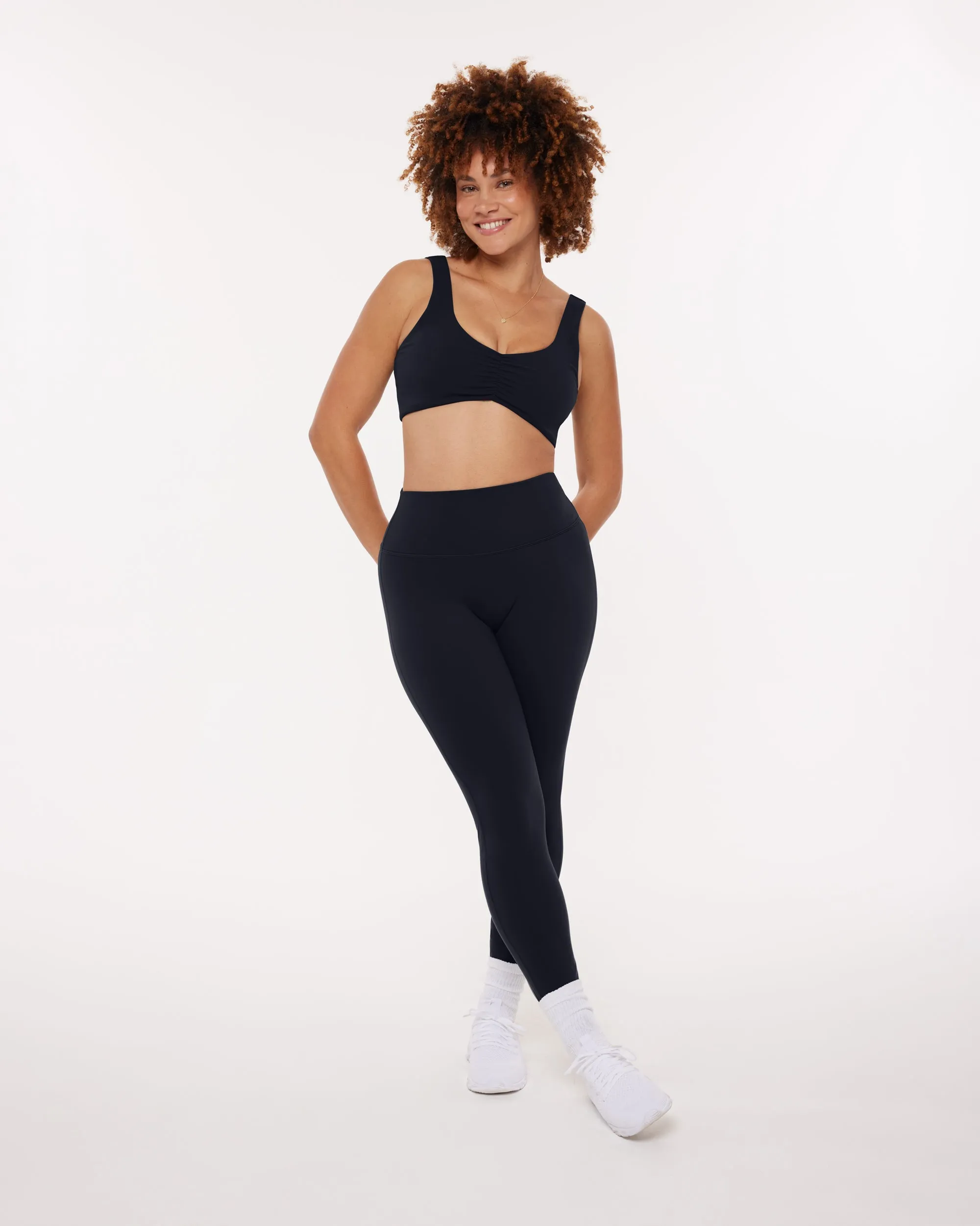 Low-Impact Scrunch Padded Sports Bra