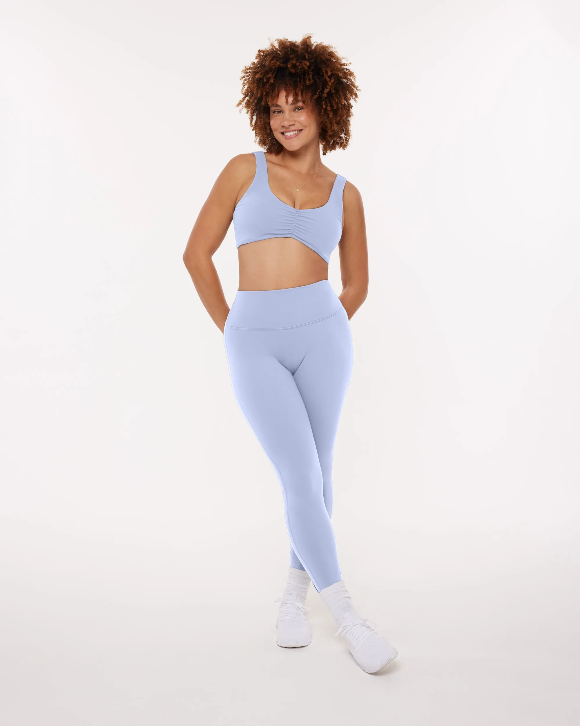 Low-Impact Scrunch Padded Sports Bra