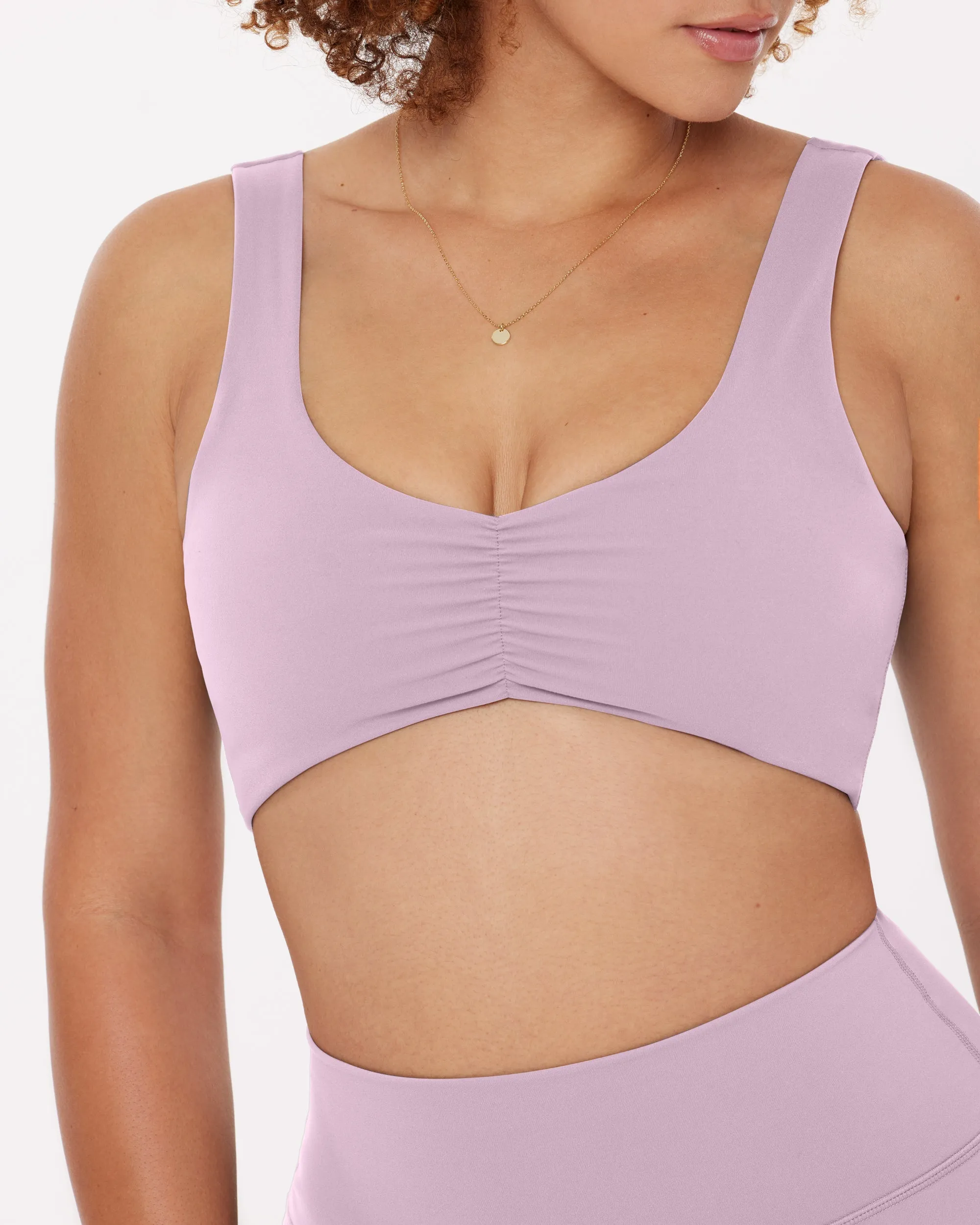 Low-Impact Scrunch Padded Sports Bra