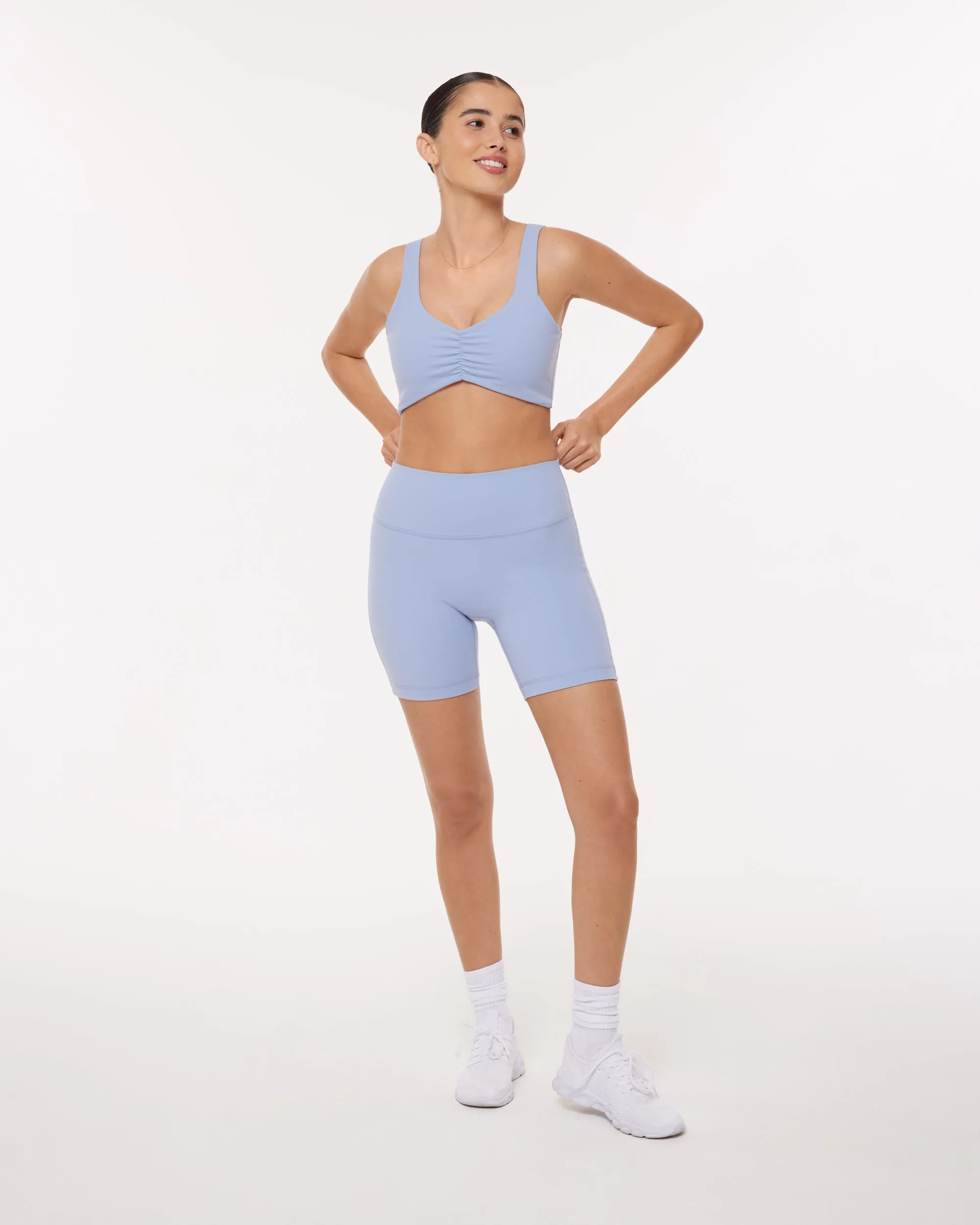 Low-Impact Scrunch Padded Sports Bra