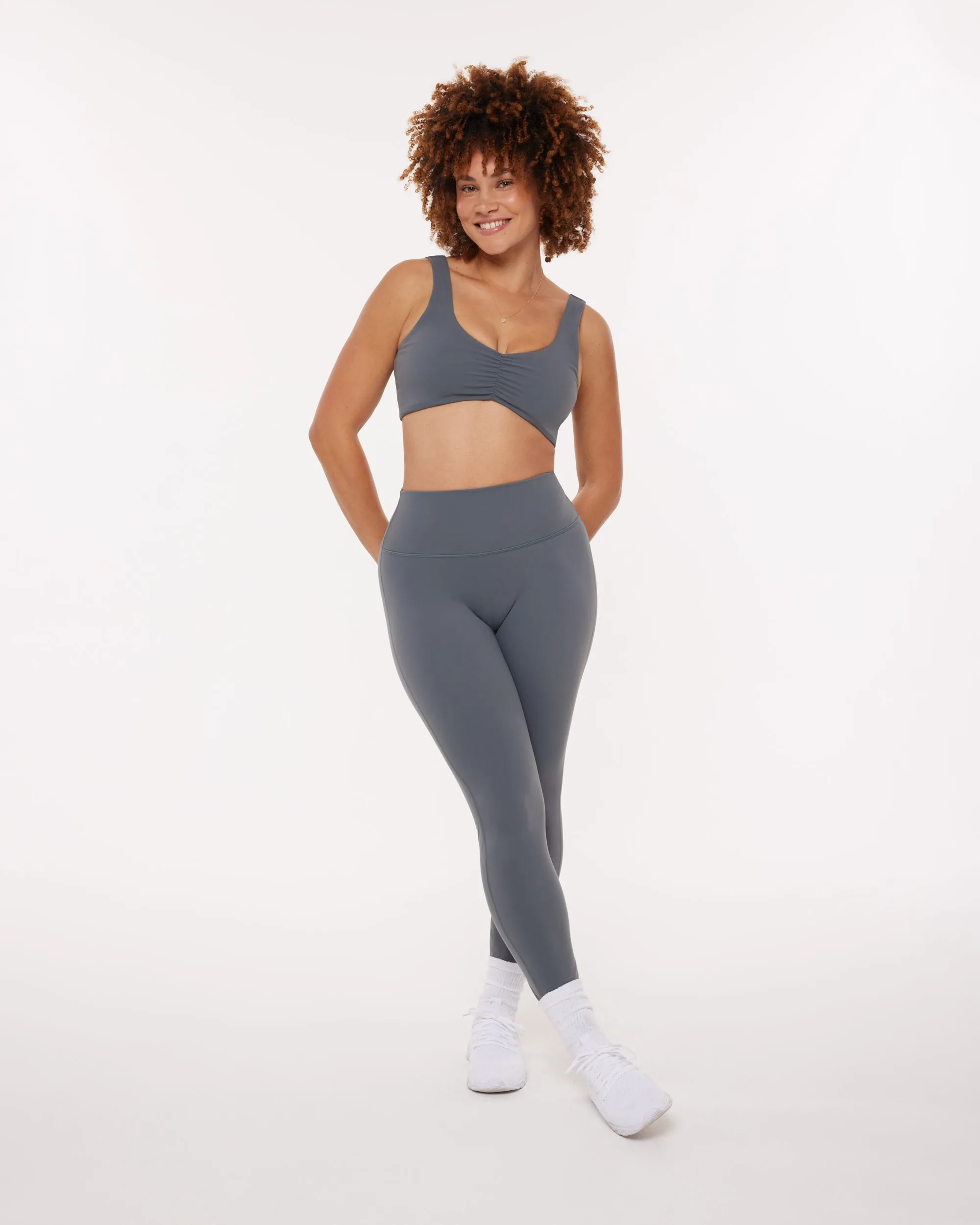 Low-Impact Scrunch Padded Sports Bra