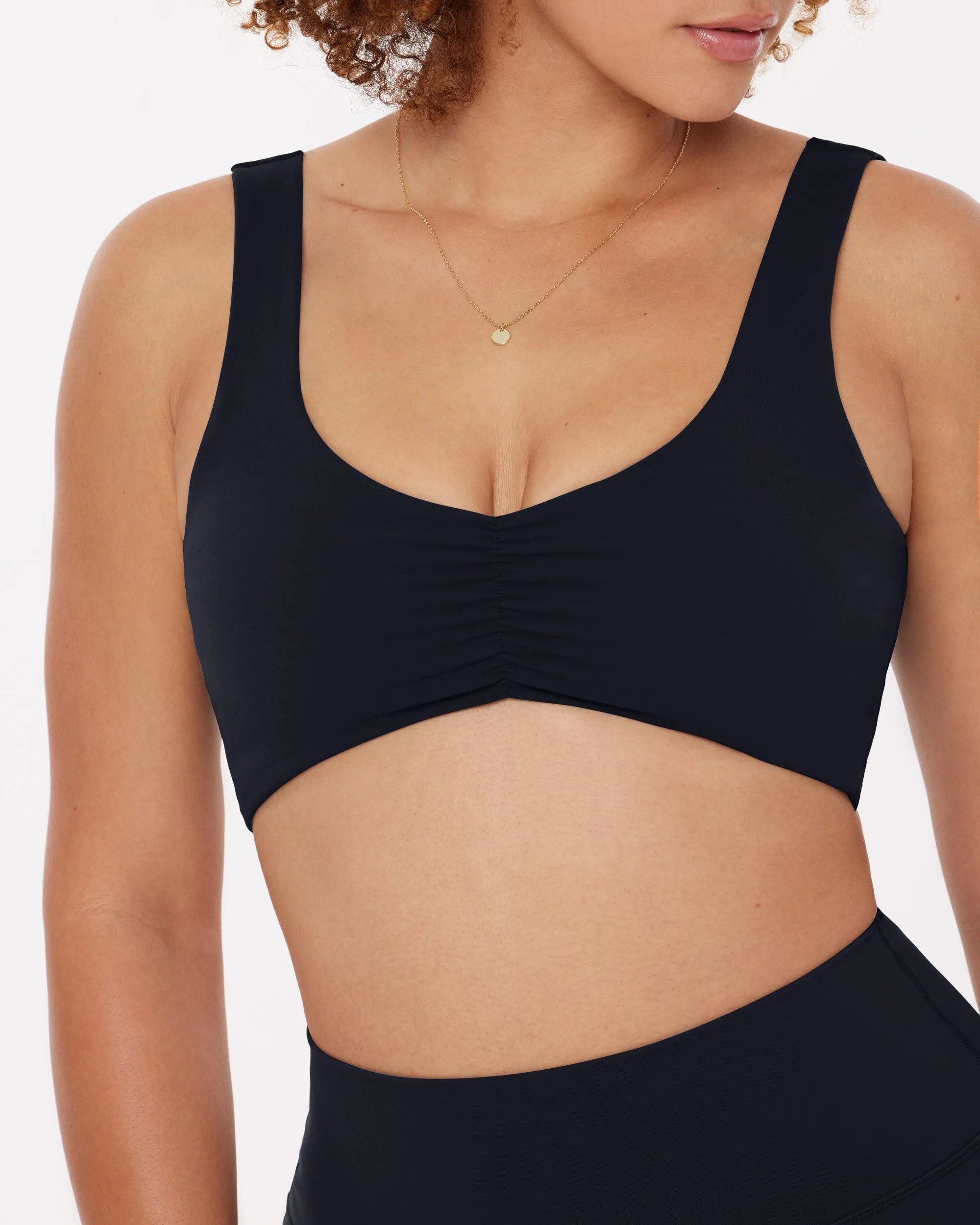 Low-Impact Scrunch Padded Sports Bra