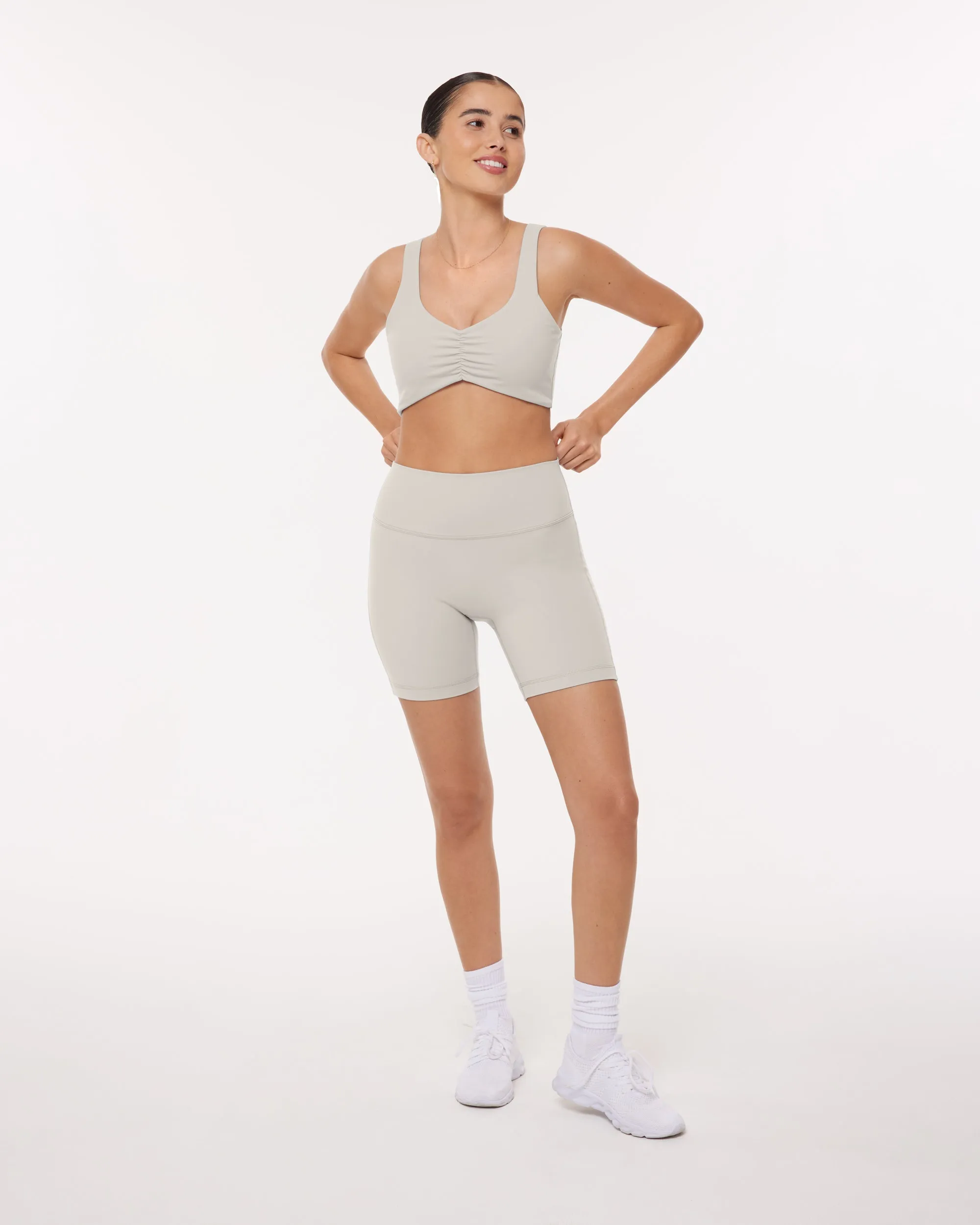 Low-Impact Scrunch Padded Sports Bra