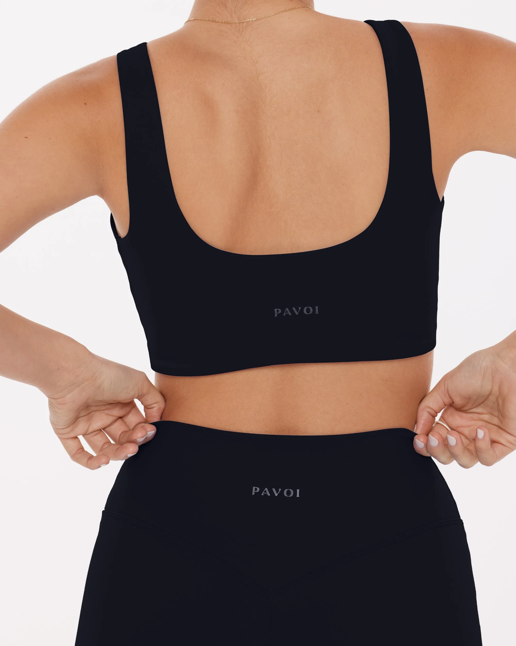 Low-Impact Scrunch Padded Sports Bra