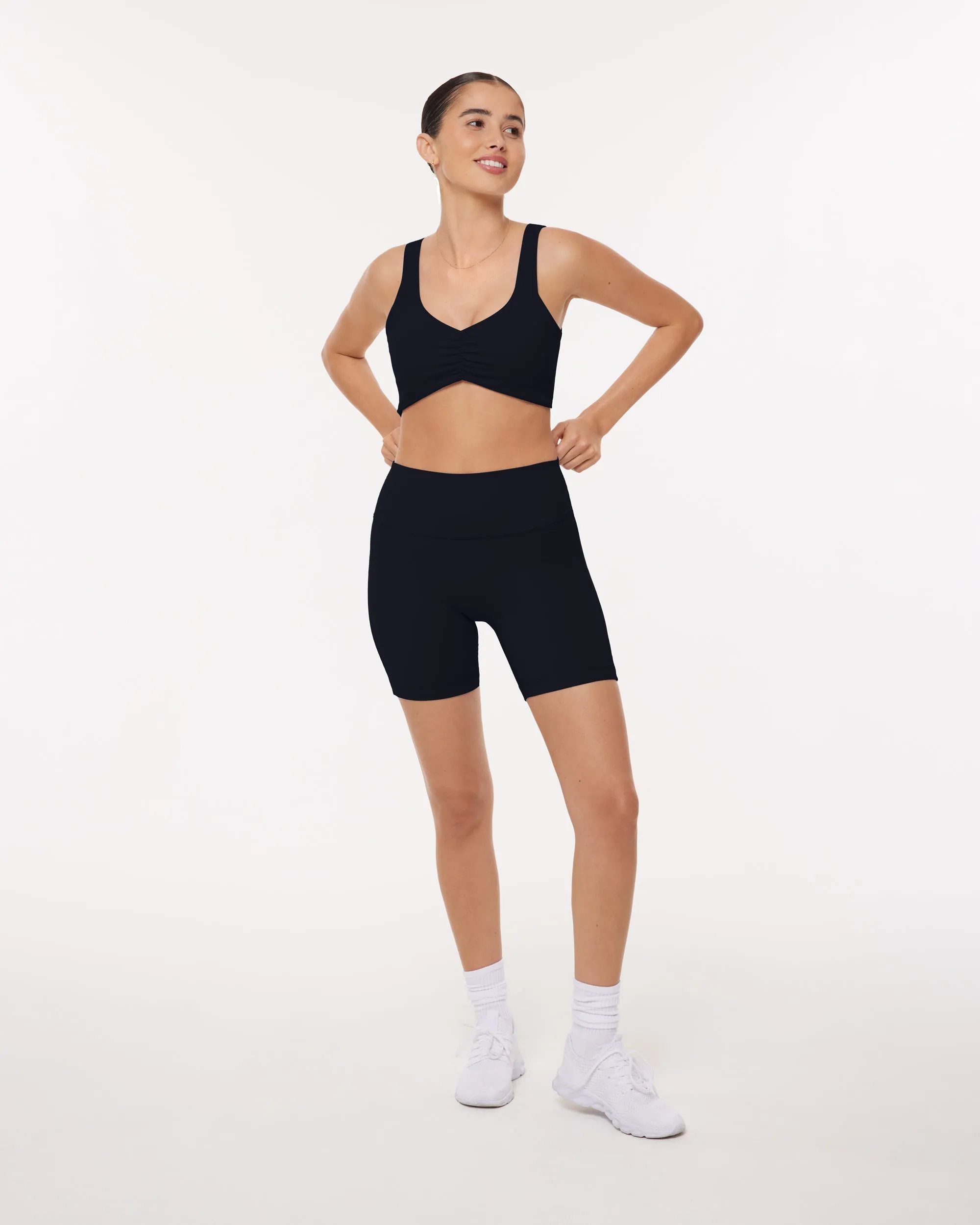 Low-Impact Scrunch Padded Sports Bra