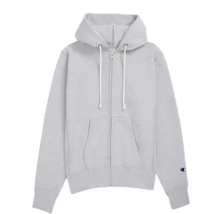 MADE IN USA ZIPPED HOODIE / CHAMPION PINNACLE / SILVER GREY