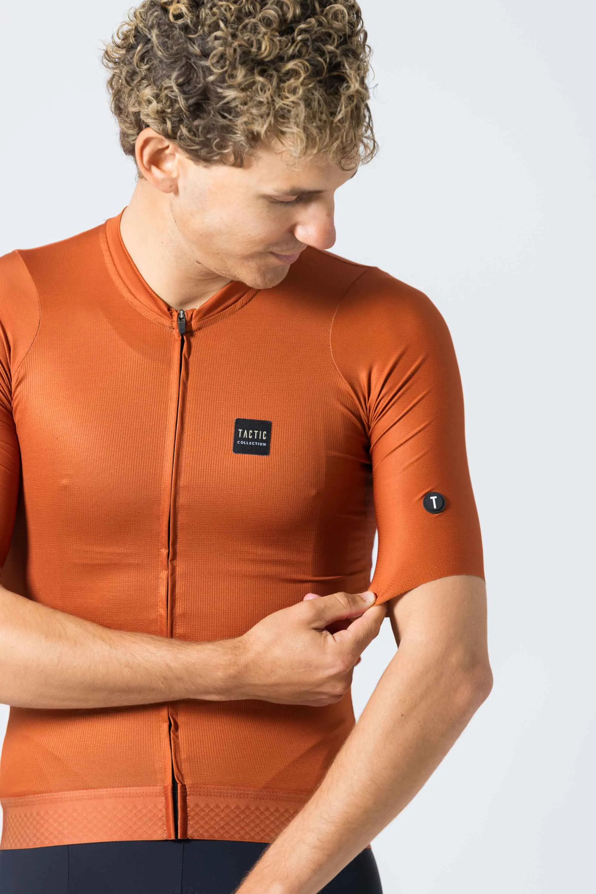 Men's Signature Essence Short Sleeve Jersey - Chestnut