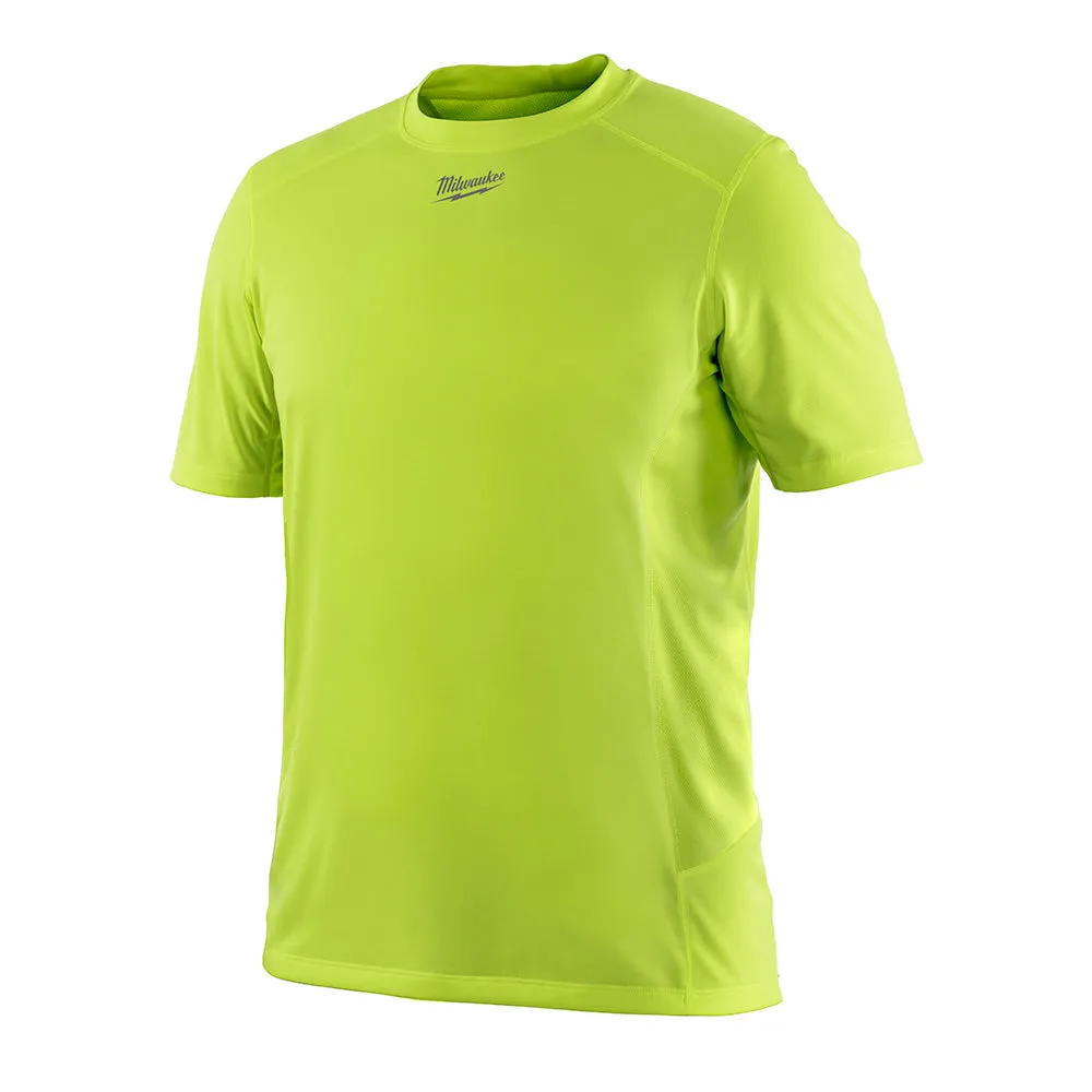 Milwaukee 410HV-M WORKSKIN Light Weight Shirt, High Vis, Medium