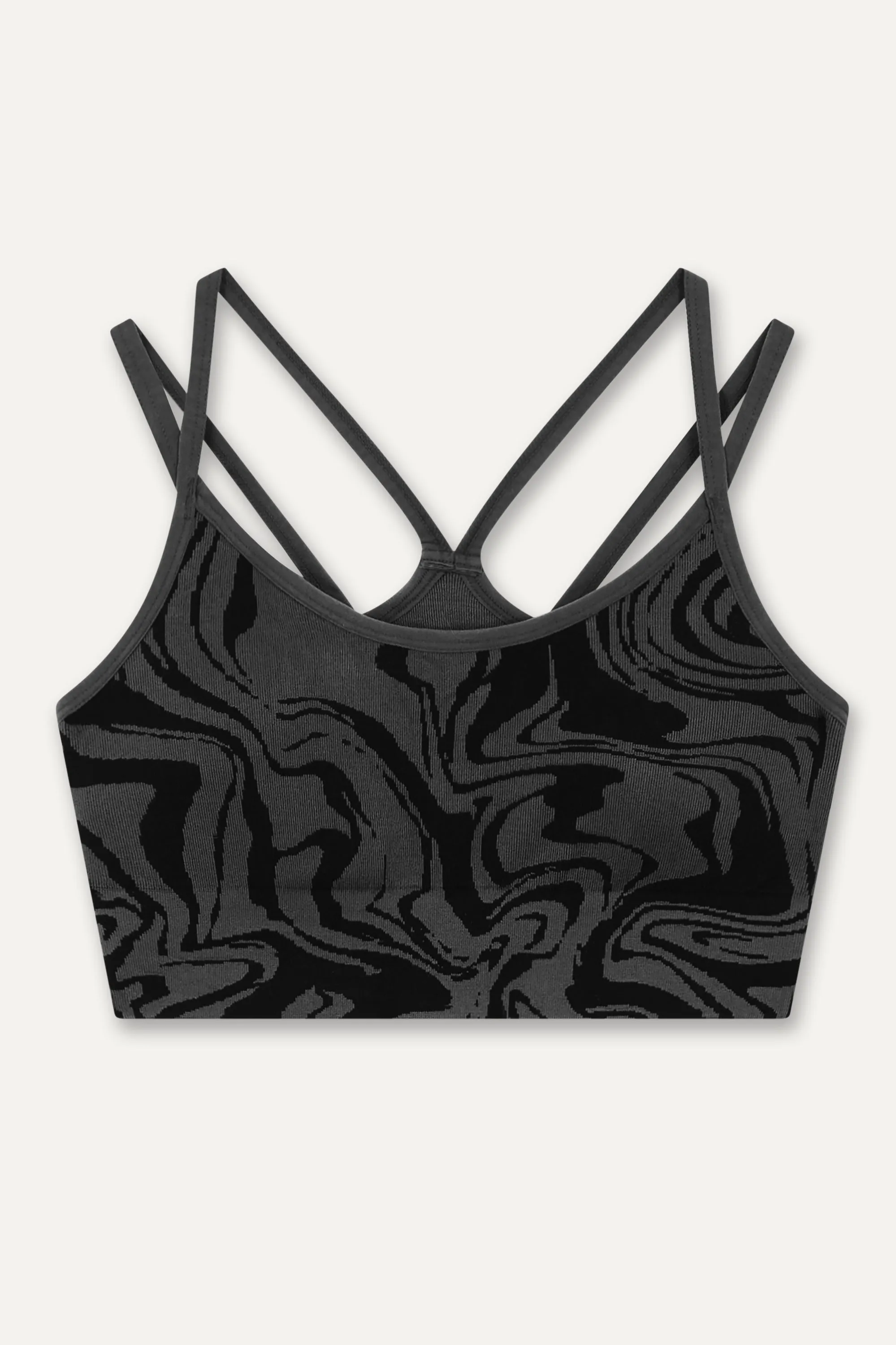 OCEAN SWIRL SPORTS BRA