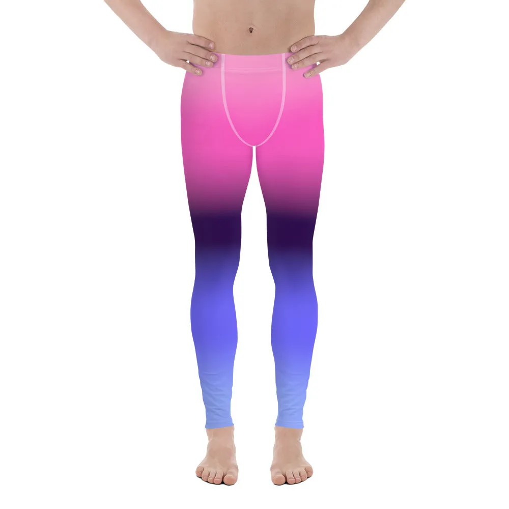 Omnisexual Pride Men's Leggings Yoga Pants - Ombre