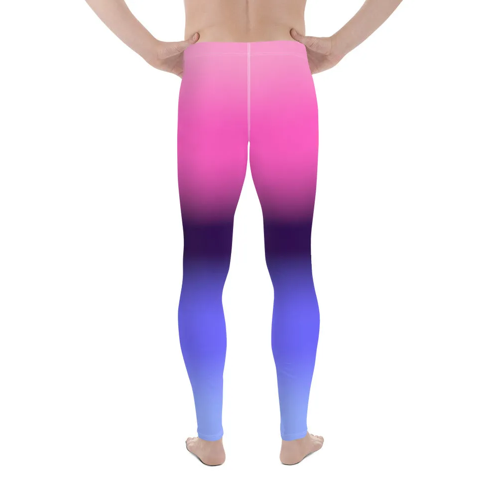 Omnisexual Pride Men's Leggings Yoga Pants - Ombre