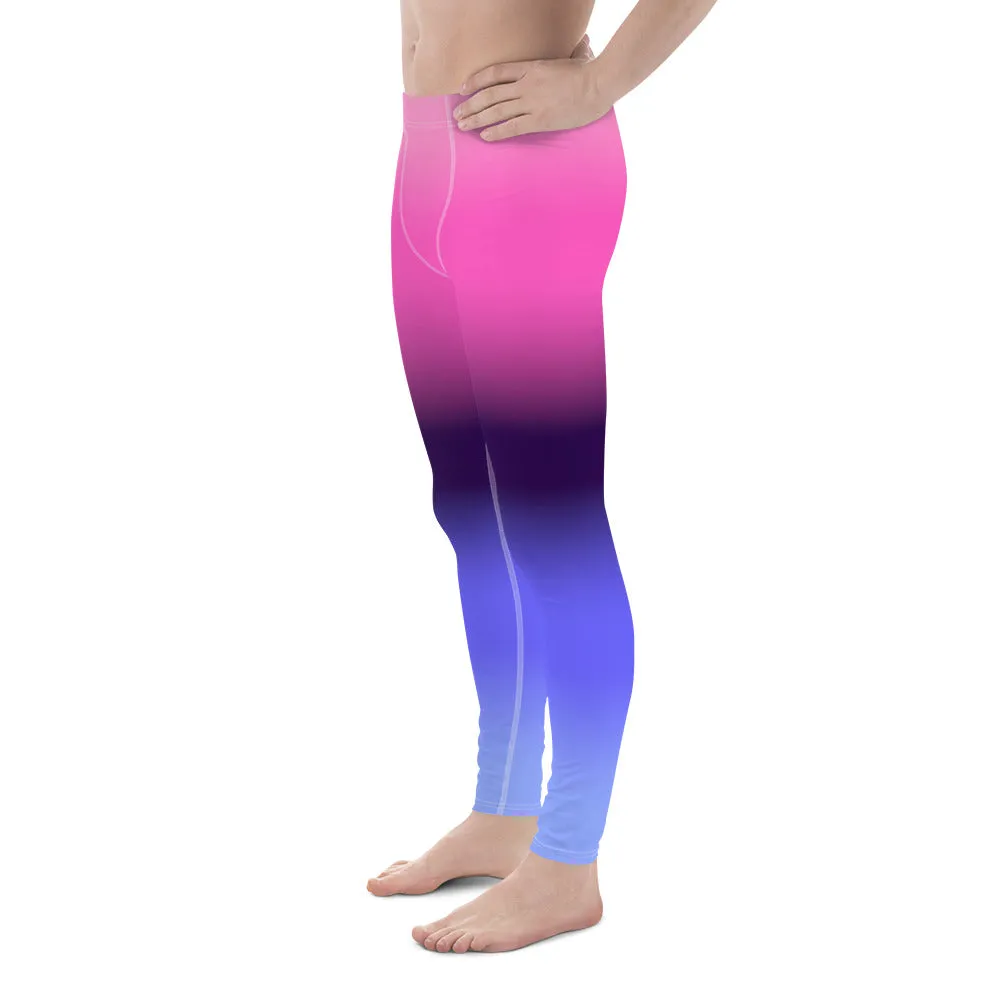 Omnisexual Pride Men's Leggings Yoga Pants - Ombre