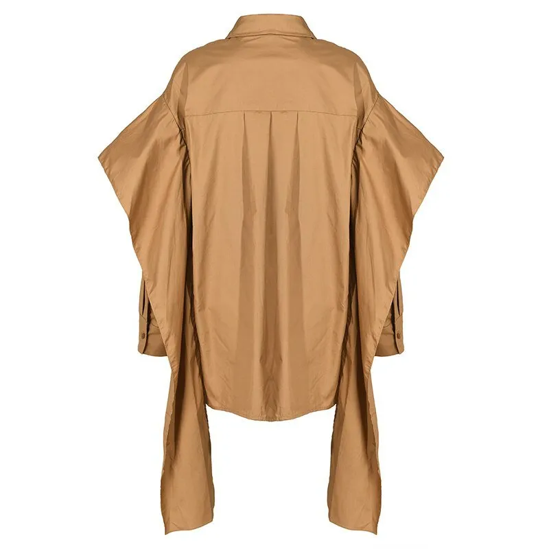 Pre Order:  Fly Sleeve Flare Loose Shirt