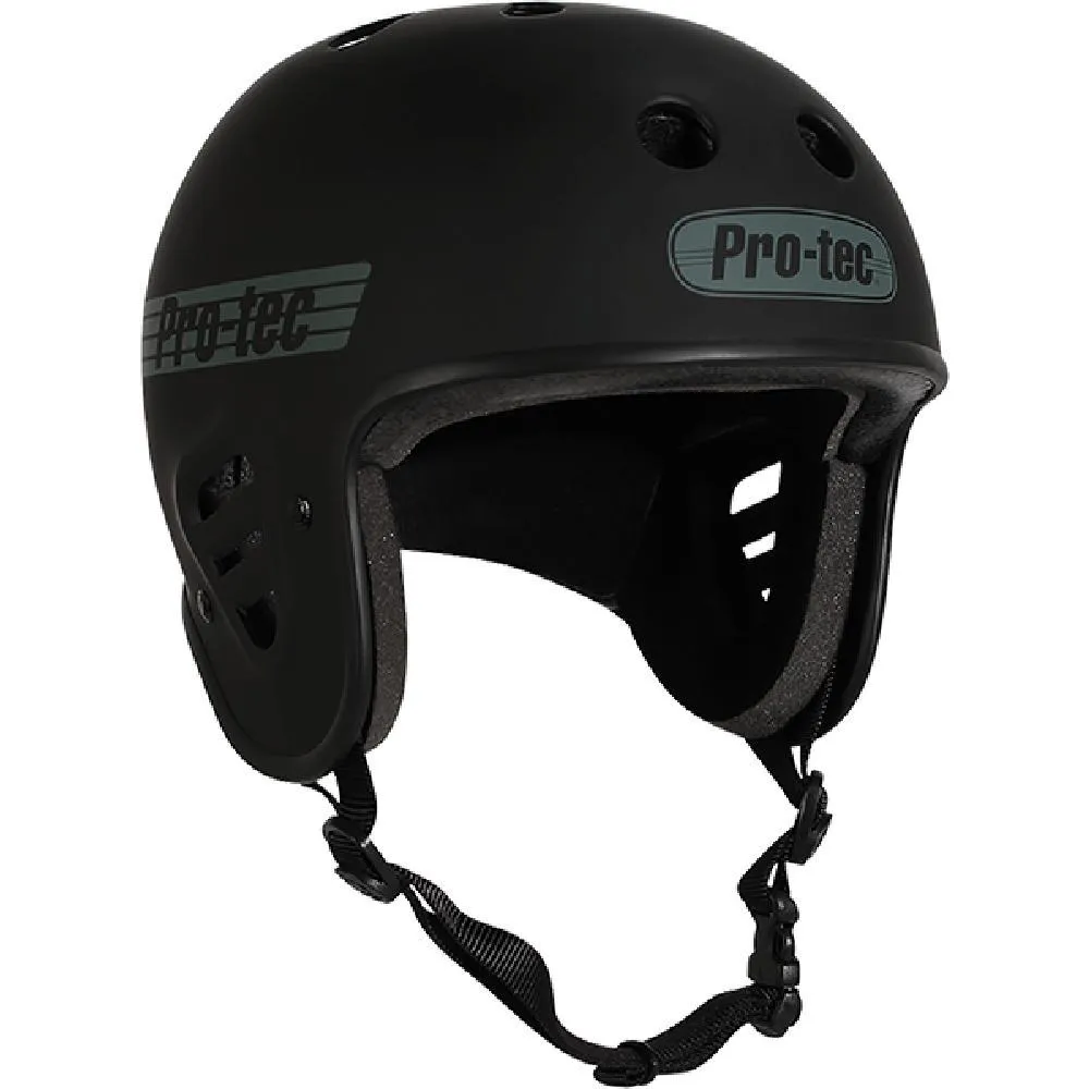 Pro-Tec Fullcut Classic Matte Black Skateboard Helmet (Certified)