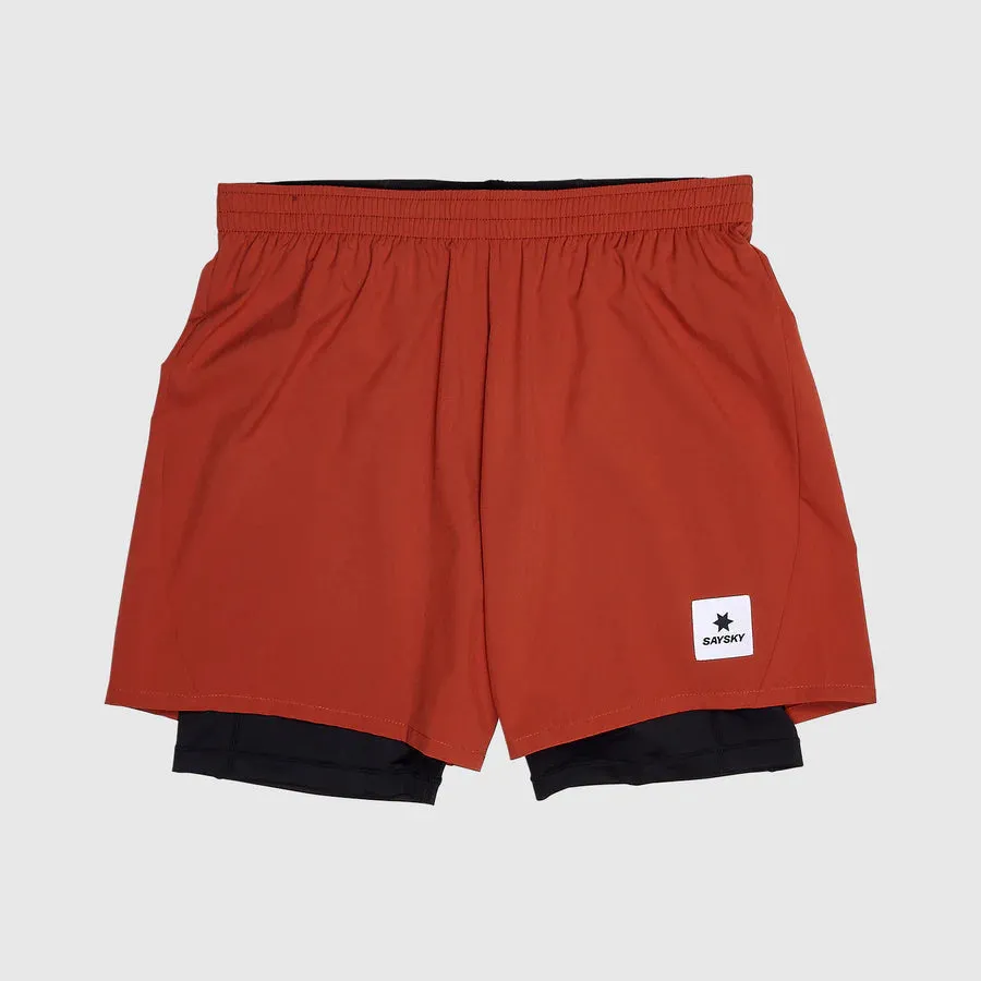 SaySky Mens 5" Pace 2in1 Shorts