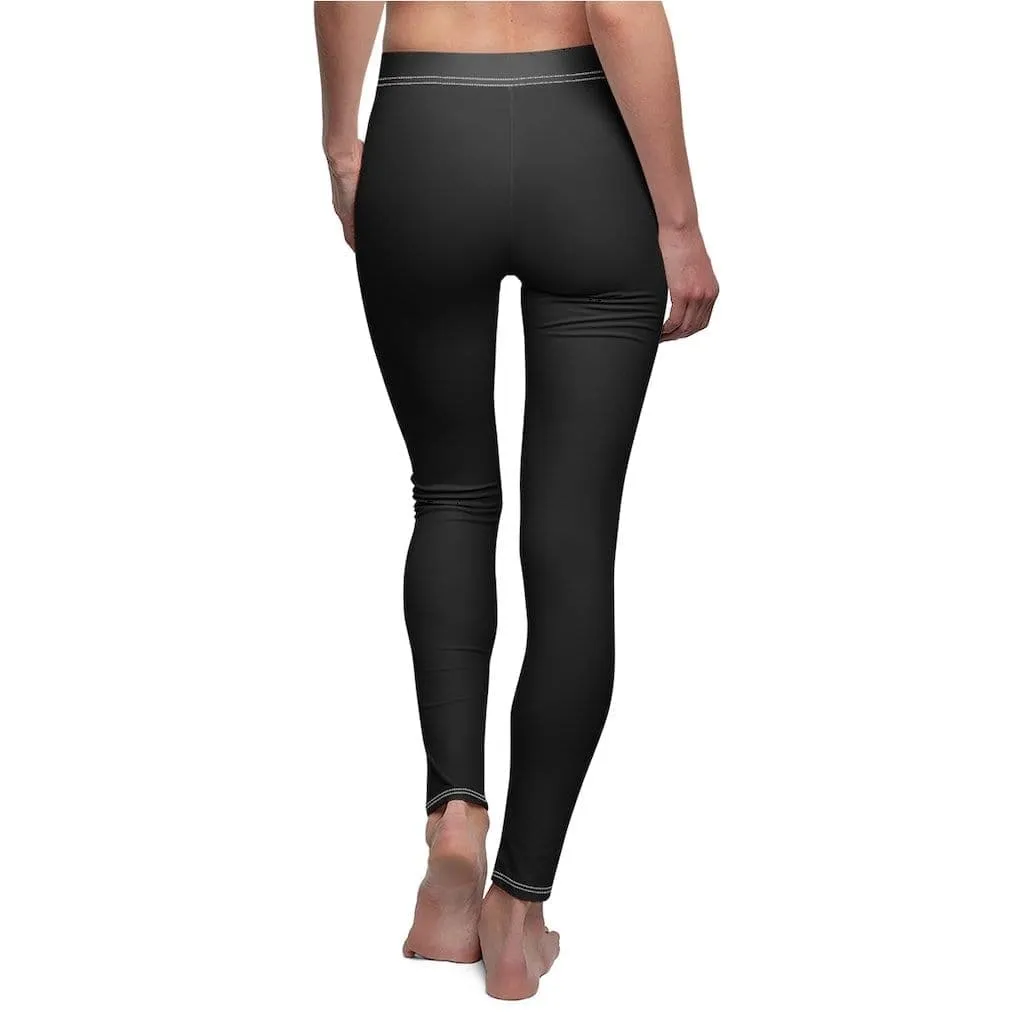 Solid Black Yoga Pants