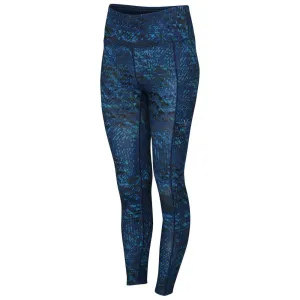 Womens Nyx Tights (Petrol/Navy Print)